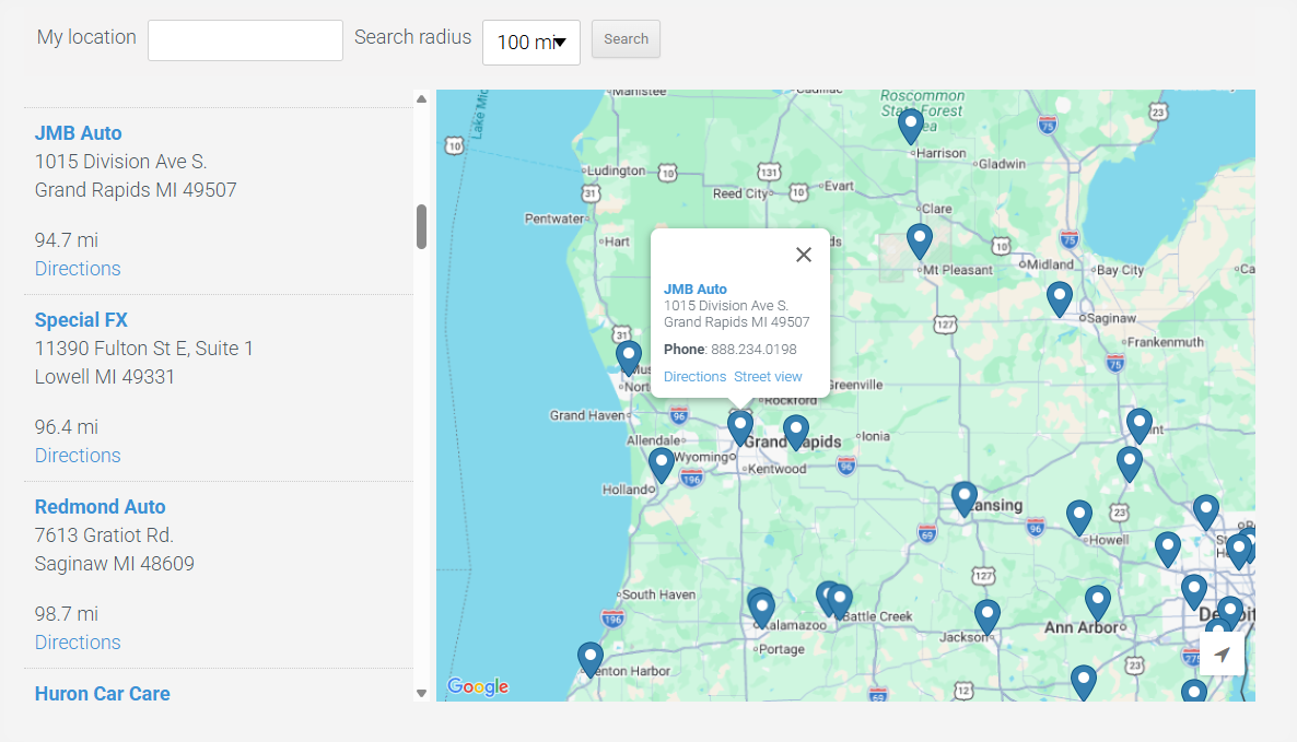 Locations - JMB Auto - Grand Rapids - Smart Start Michigan